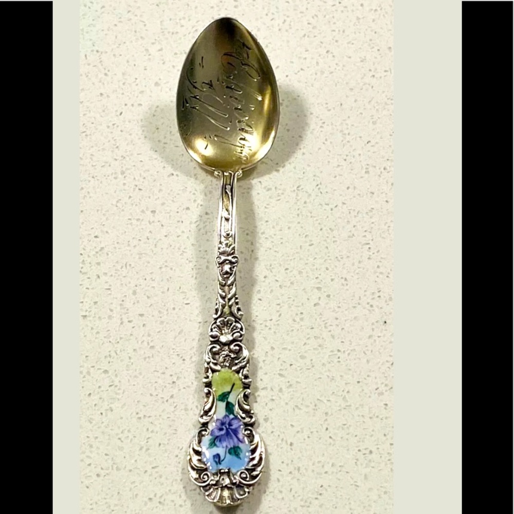 Vintage Sterling Silver Chicago ILL CB&H Spoon